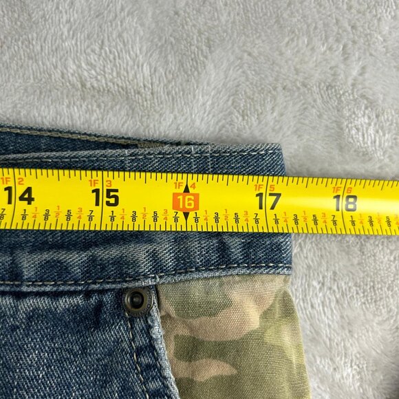 Denim Jeans Male 34 Indigo Distressed Selvedge Vintage Style 100% Cotton - Picture 7 of 8